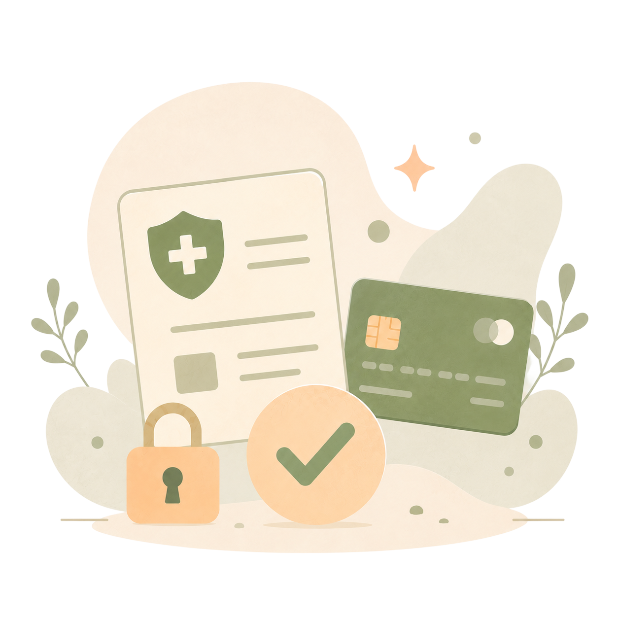 Cash and insurance icon